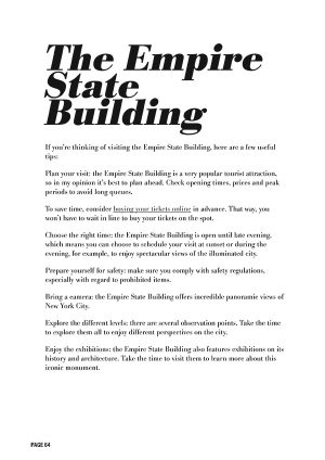 NYC Travel Guide - English (Digital Download)