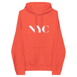 Unisex eco raglan hoodie New York (NYC)