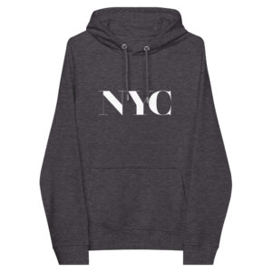 Unisex eco raglan hoodie New York (NYC)