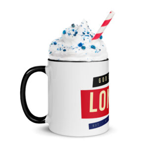 London Mug Souvenir with Color Inside
