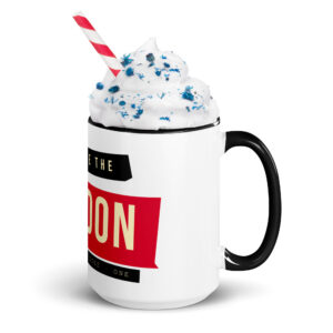 London Mug Souvenir with Color Inside