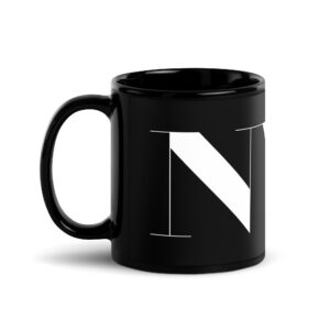 Mug New York brillant noir