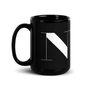 Mug New York brillant noir