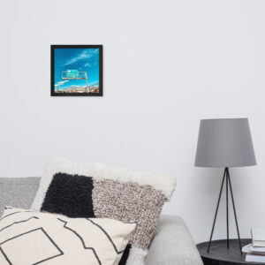 Affiche Encadrée - Direction Downtown Las Vegas