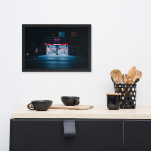 Affiche Encadrée - Parking à New York