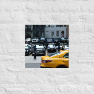 Affiche Taxi à New York City