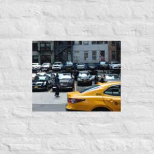 Affiche Taxi à New York City