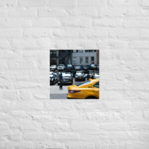 Affiche Taxi à New York City