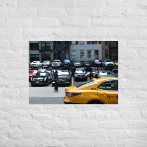 Affiche Taxi à New York City