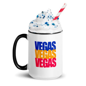 Mug à Intérieur Coloré - Vegas Vegas Vegas