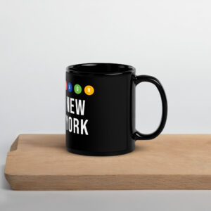Mug brillant noir