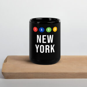 Mug brillant noir