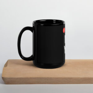 Mug brillant noir