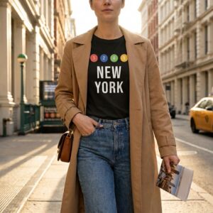 T-shirt New York unisexe classique écologique