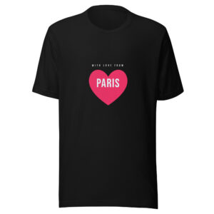 T-shirt Paris unisexe classique écologique