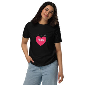 T-shirt Paris unisexe classique écologique