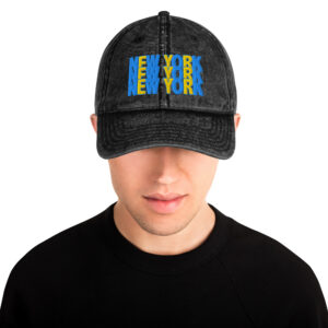 Casquette New York Vintage en Sergé de Coton