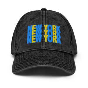Casquette New York Vintage en Sergé de Coton